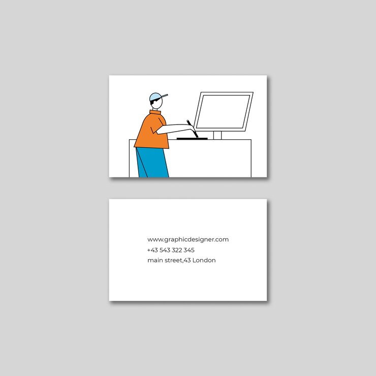 Free PSD flat design graphic design template