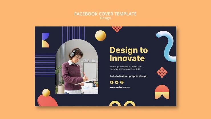 मुफ़्त PSD flat design graphic design template