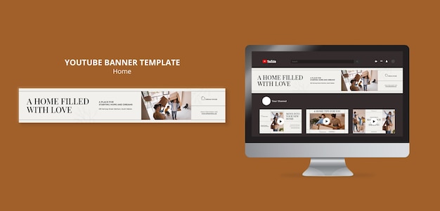 Flat Design Home Decor Template – PSD Templates