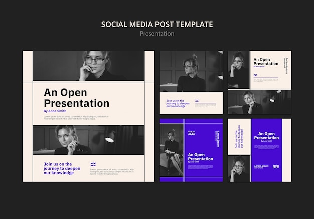 presentation post instagram