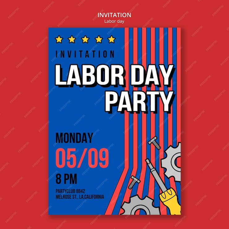 free-psd-flat-design-labor-day-invitation-template