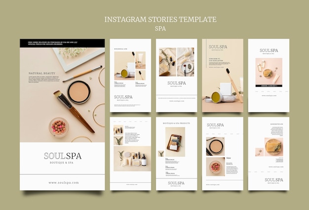 Flat design product catalog instagram post template