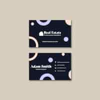 Free PSD flat design real estate template