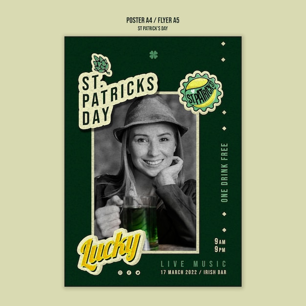 St. Patrick’s Day Template – Free PSD Download