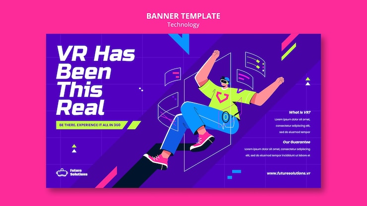 Free PSD flat design technology template