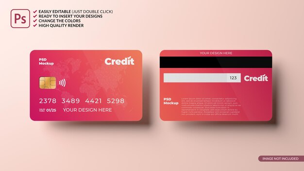 Download Credit Card Template Psd 800 High Quality Free Psd Templates For Download