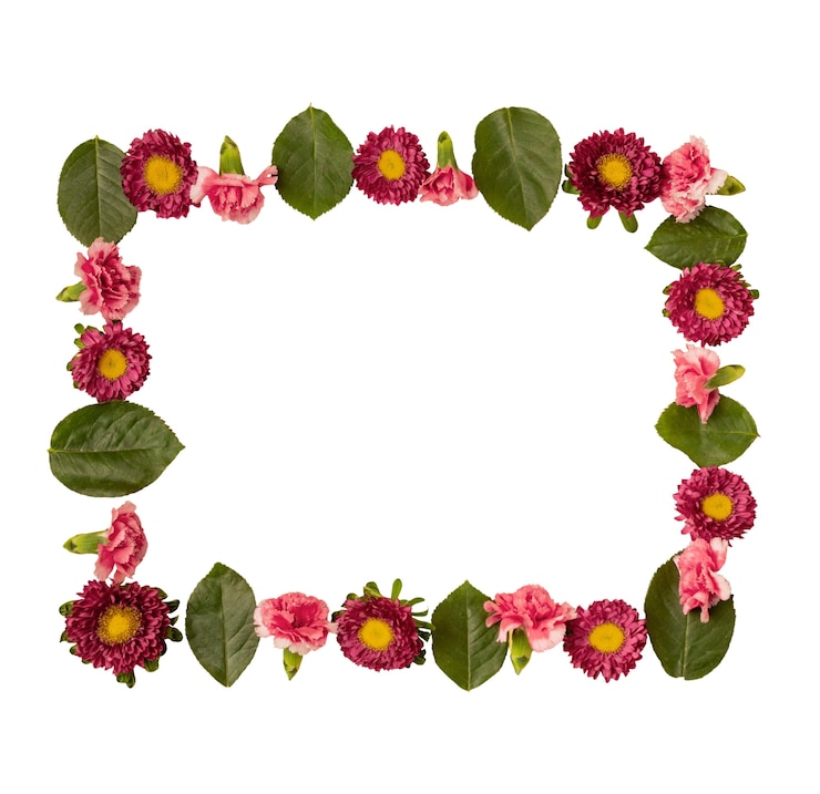 Free PSD floral arrangement isolated on white background