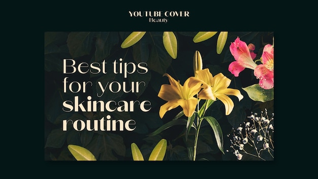 floral beauty concept   youtube cover