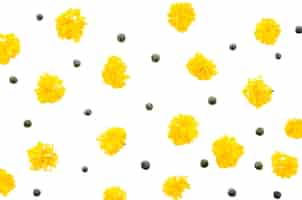 Free PSD flower pattern design isolated