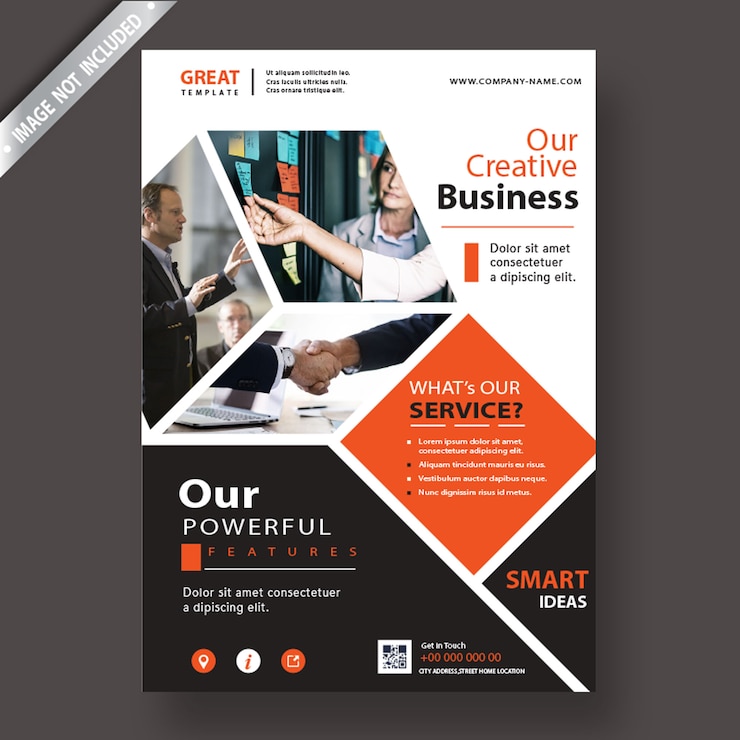 Free PSD flyer cover template