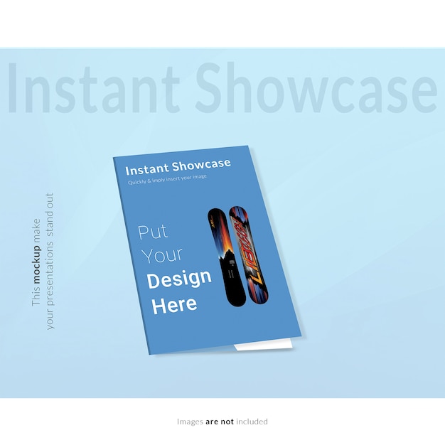 Fold blue flyer mock up free PSD, download for PSD, free to download, free PSD, download free PSD