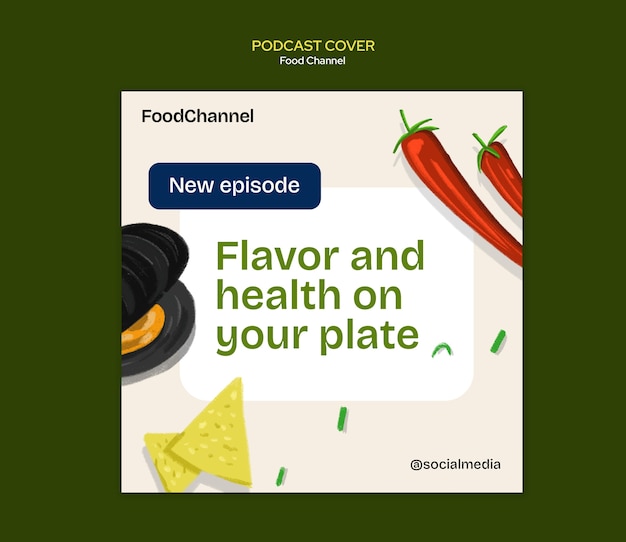 Free PSD food channel podcast cover