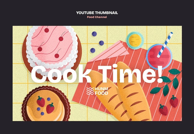 Food channel template design