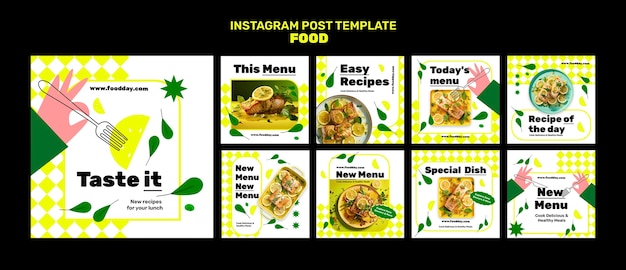 Food design template