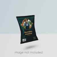 Free PSD food packaging mockup
