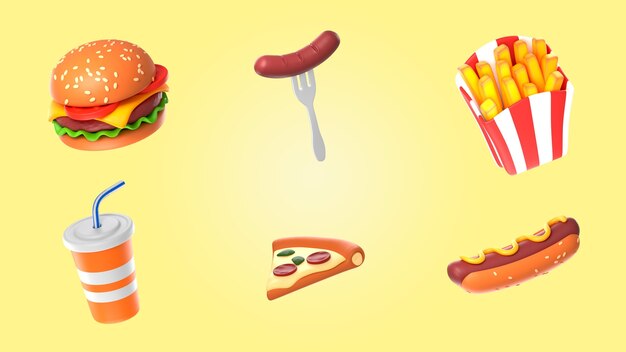 Food render pack