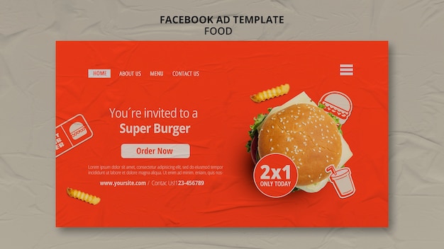 Food template design