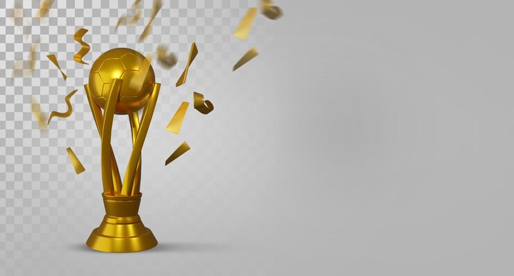 サッカー選手権の背景3dイラスト