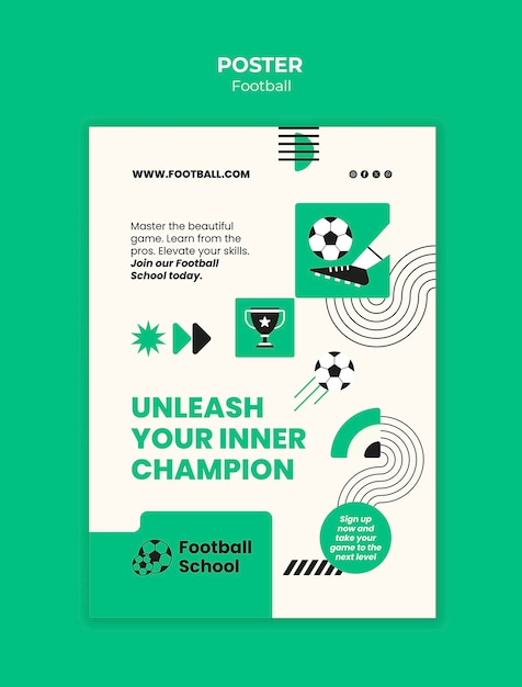 Football game event template