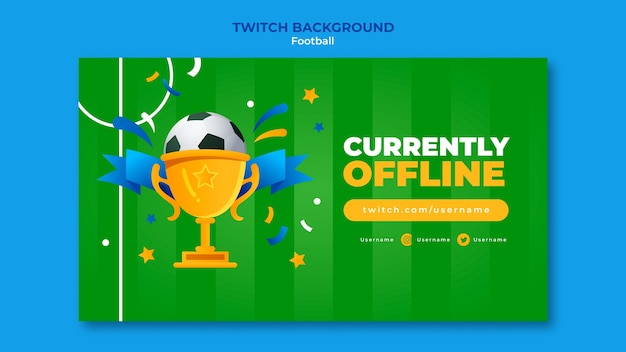 Football game twitch background