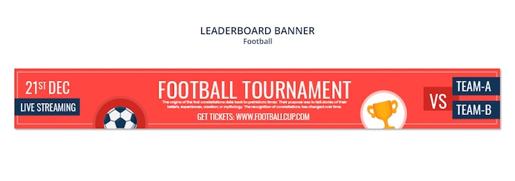 無料PSD サッカーのテンプレートデザイン