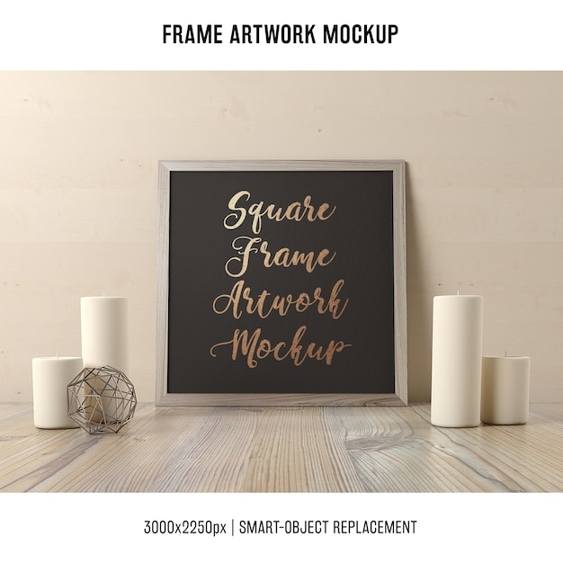 Frame artwork mock up