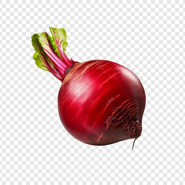 Fresh red beet png isolated on transparent background