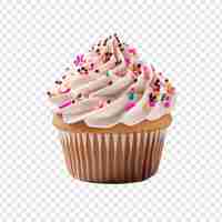 Free PSD freshly cupcake png isolated on transparent background