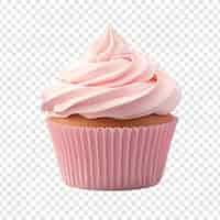 Free PSD freshly cupcake png isolated on transparent background