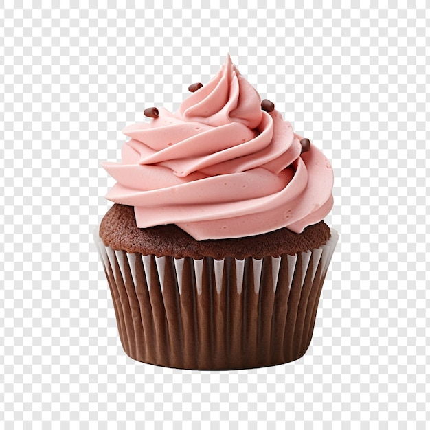 PSD gratuito png appena cupcake isolato su sfondo trasparente