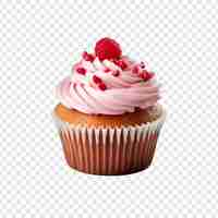 Free PSD freshly cupcake png isolated on transparent background