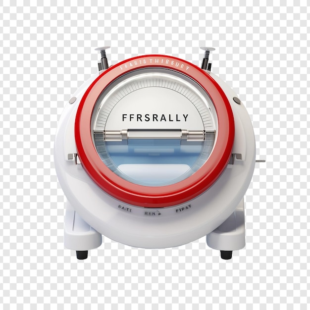 Free PSD friability tester isolated on transparent background