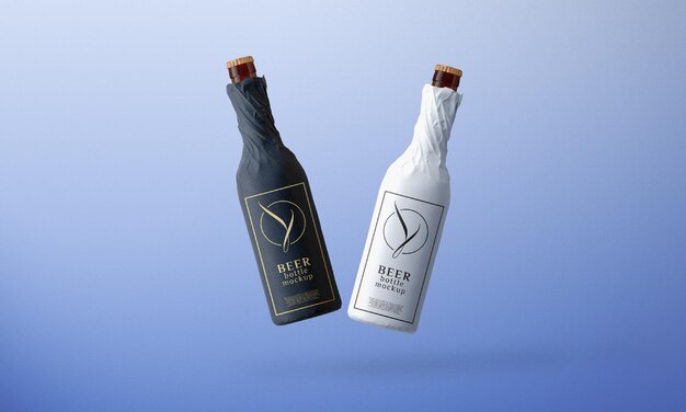 Download Free Psd Ceramic Bottle Psd Mockup
