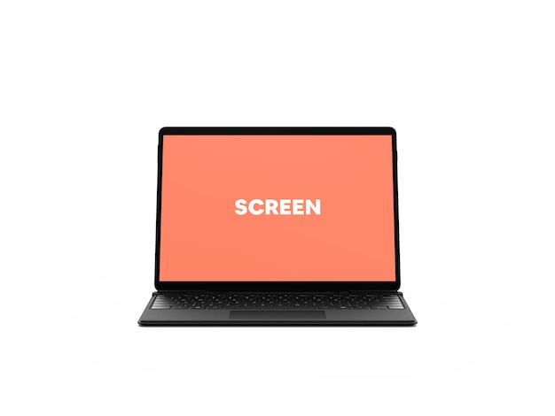 Front view laptop mockup free PSD, download for PSD, free to download, free PSD, download free PSD