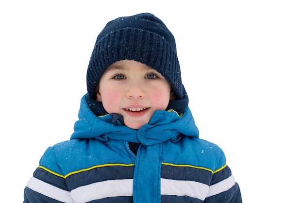 Front view smiley kid outdoors