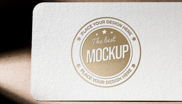 Download Free Psd White And Yellow Business Card Mockup PSD Mockup Templates