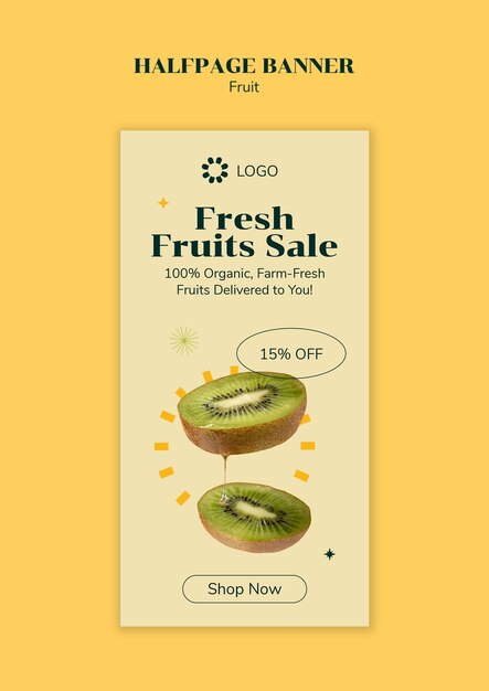 fruit template design