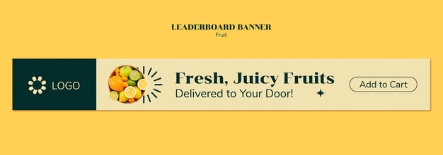 fruit template design