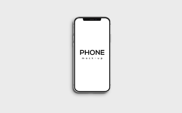 Full screen smartphone mockup design