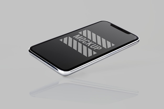 Бесплатный PSD Полноэкранный дизайн макета смартфона