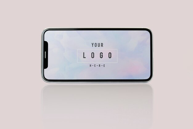 Full screen smartphone mockup design