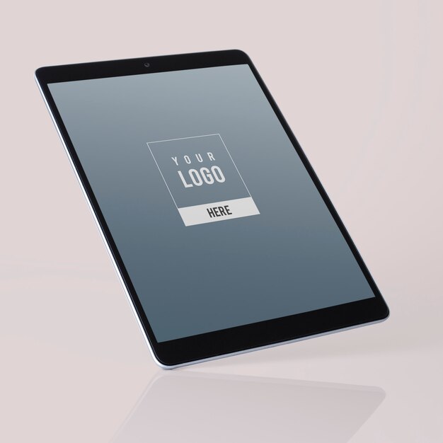 Full screen tablet mockup design