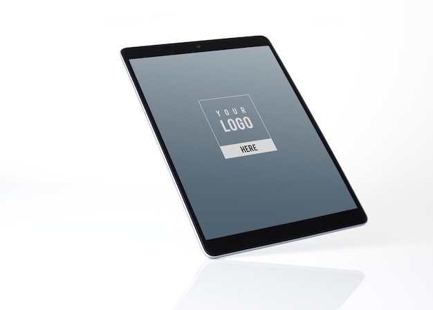 Progetto di mockup di tablet a schermo intero