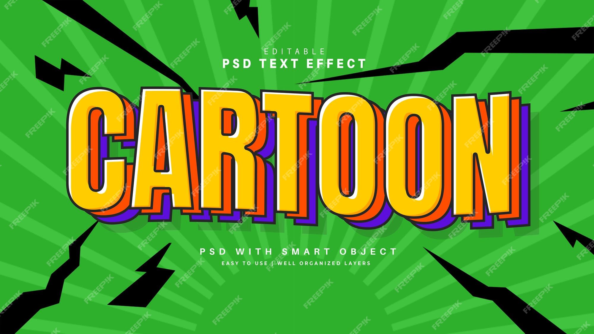 Cartoon Text Effect Images - Free Download on Freepik