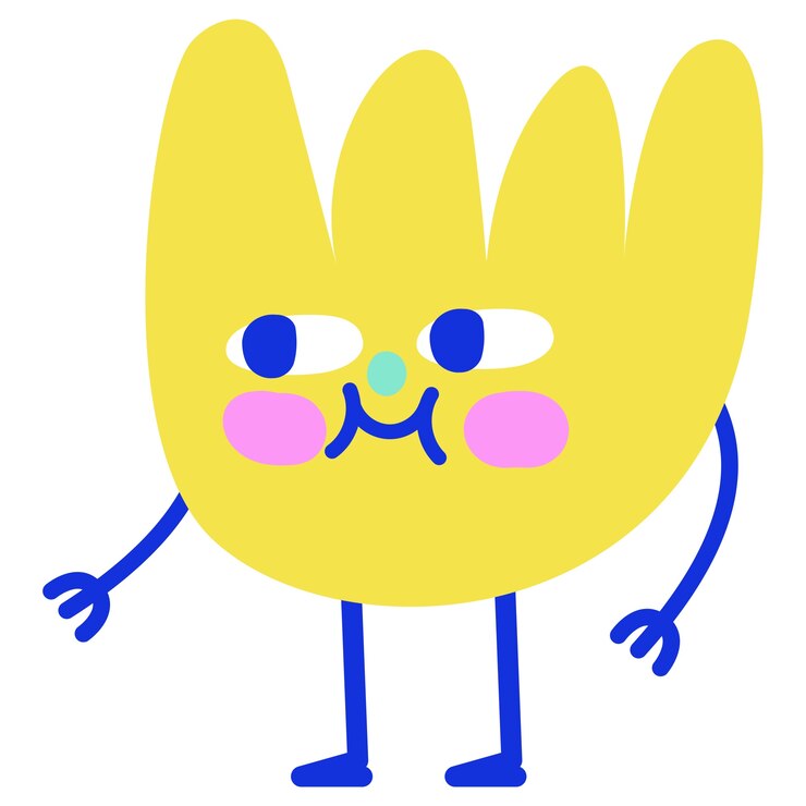मुफ़्त PSD funny character icon design