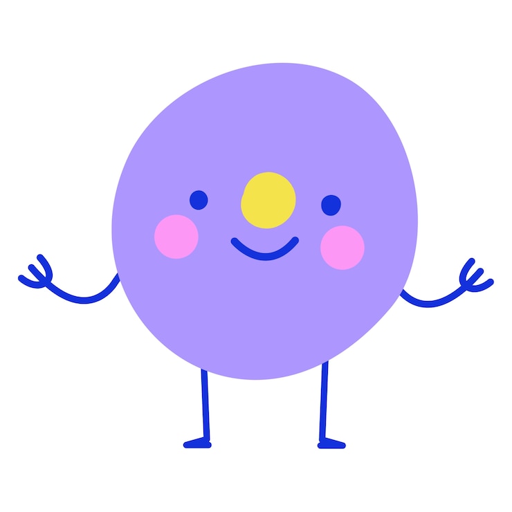 Free PSD funny character icon design