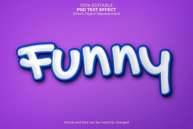 Funny text effect