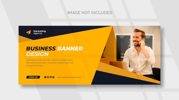 Furniture facebook cover and web banner template