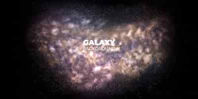 Free PSD galaxy abstract background