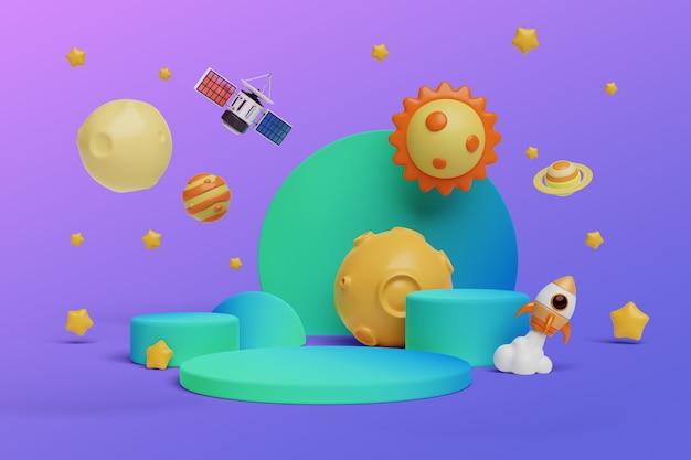 Фон подиума продаж Galaxy